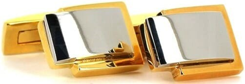 Gold and Silver Cufflinks