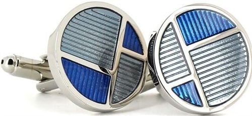 Enamel Circular Cufflinks II