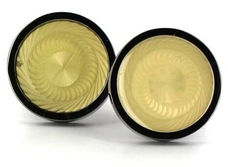 Enamel Circular Cufflinks IV