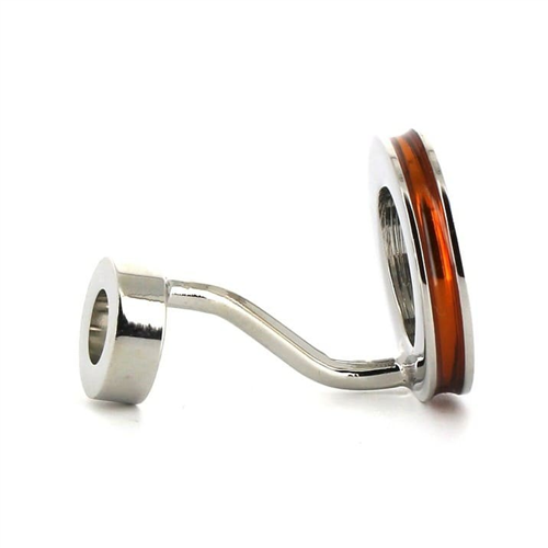 Double Ball Enamel Cufflinks in Orange