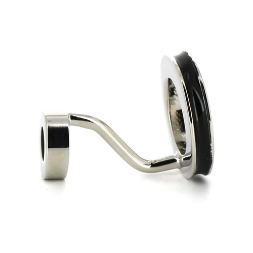 Double Black Enamel Ball Cufflinks II