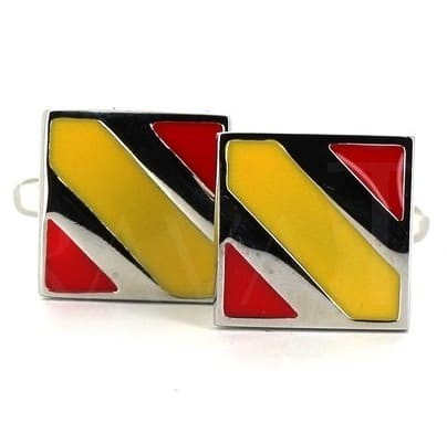 Enamel Cufflinks Spain IV
