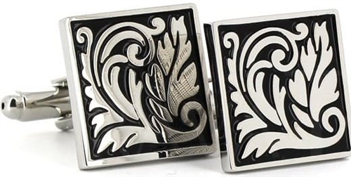 Enamel Floral Cufflinks II