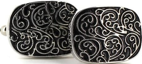 Floral Enamel Cufflinks III