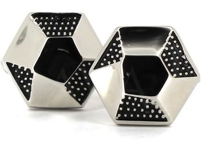 Hexagonal Enamel Cufflinks