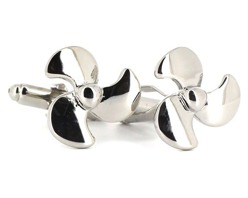 Silver Helix Cufflinks