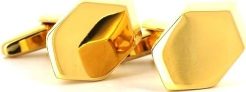 Hexagonal Gold Cufflinks I