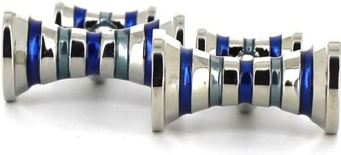 Blue Hyperbola Cufflinks