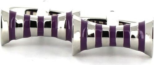 Lilac Hyperbolas Cufflinks