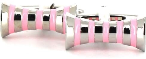 Pink Hyperbola Cufflinks