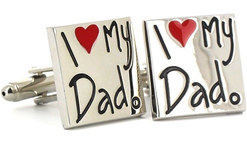 I Love My Dad Cufflinks