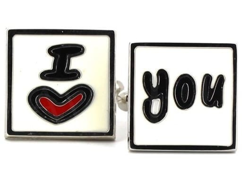 I Love You Cufflinks