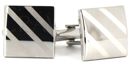 Square Laser Cufflinks