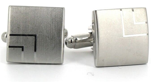 Square Laser Cufflinks II