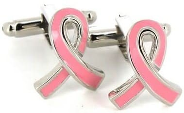 Cufflinks Ribbons Against Cancer