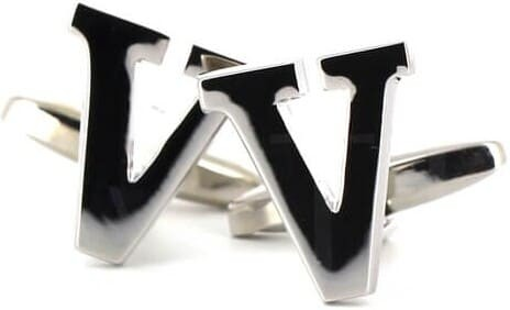 Letter V Cufflinks
