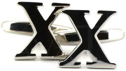 Letter X Cufflinks