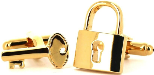Cufflinks Key and Lock