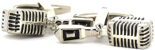 Microphone Cufflinks