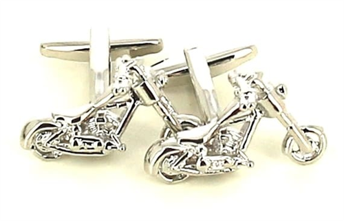 Chopper Motorcycle Cufflinks