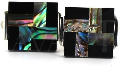 Square Mother-of-Pearl Cufflinks