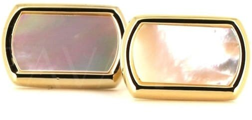 Golden Mother-of-Pearl Cufflinks