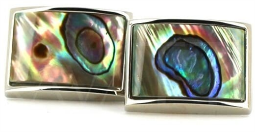 Multicolor Mother-of-Pearl Cufflinks II