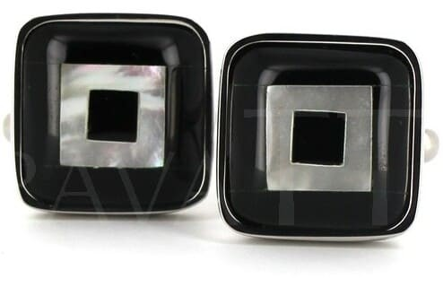 Black Mother-of-Pearl Cufflinks