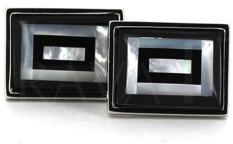 Black Mother-of-Pearl Cufflinks II