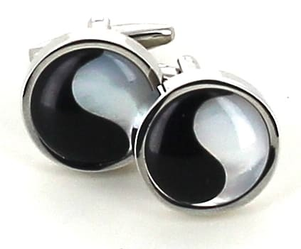 Yin Yang Mother-of-Pearl Cufflinks