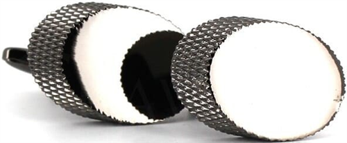 Oval Black Cufflinks