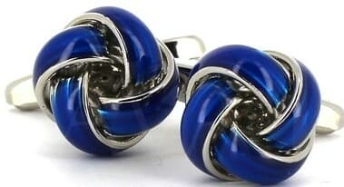 Blue Knot Cufflinks IV