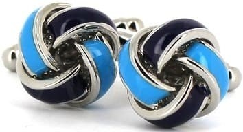 Blue Knot Cufflinks VI