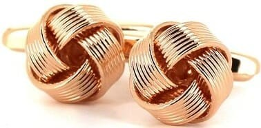 Copper Knot Cufflinks II