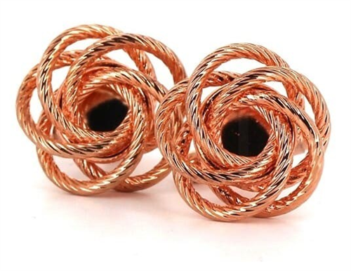 Copper Knot Cufflinks III