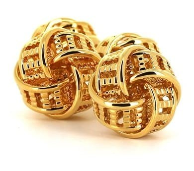 Golden Knot Cufflinks