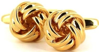 Golden Knot Cufflinks III