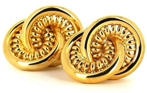 Golden Knot Cufflinks IV