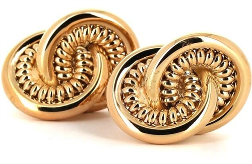 Golden Knot Cufflinks V