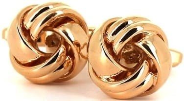 Golden Knot Cufflinks VI