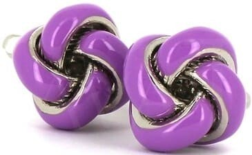 Lilac Knot Cufflinks