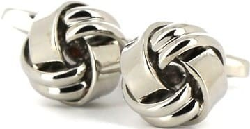 Smooth Knot Cufflinks - Striped IV