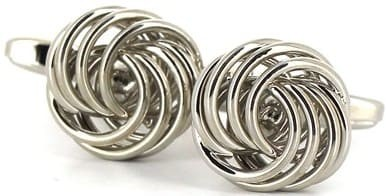Silver Knot Cufflinks