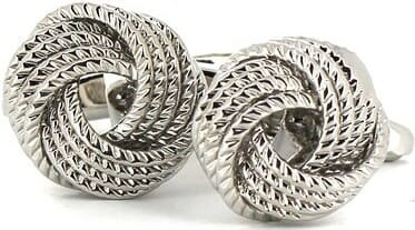 Striped Knot Cufflinks