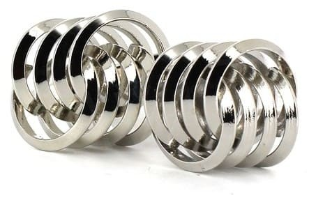 Striped Knot Cufflinks II