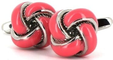 Light Pink Knot Cufflinks