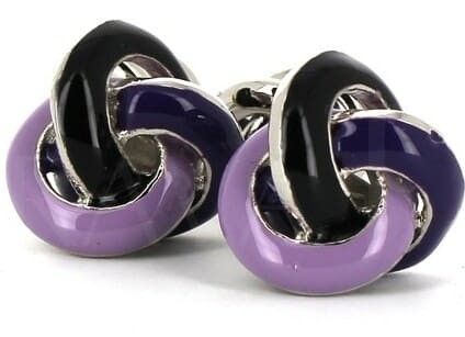 Tricolor Knot Cufflinks