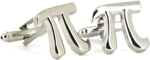 Pi Number Cufflinks