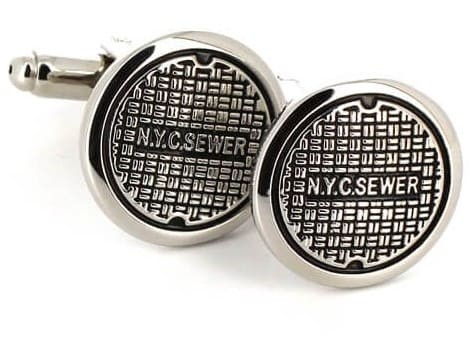NYC Sewer Cufflinks
