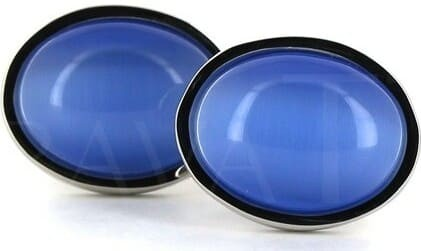 Blue Oval Cufflinks